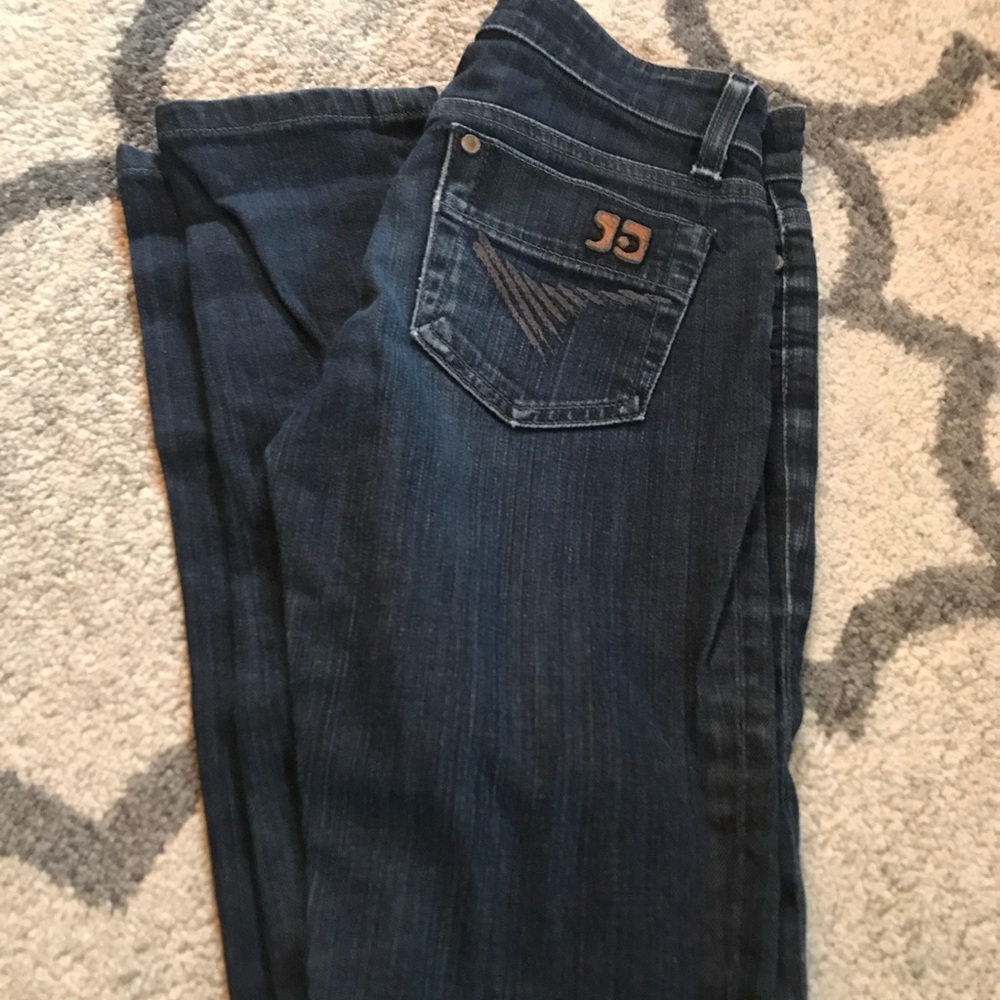 Joe's jeans dark denim straight leg